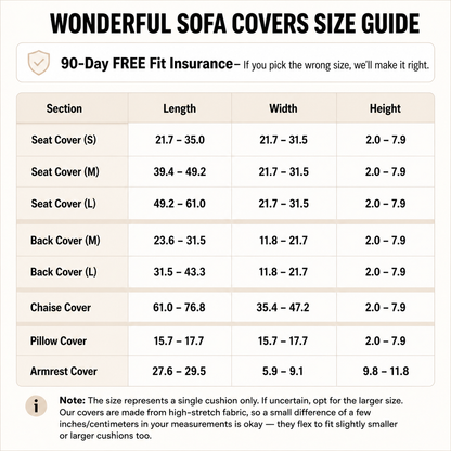 Wonder Sofa Cover - Pet Friendly